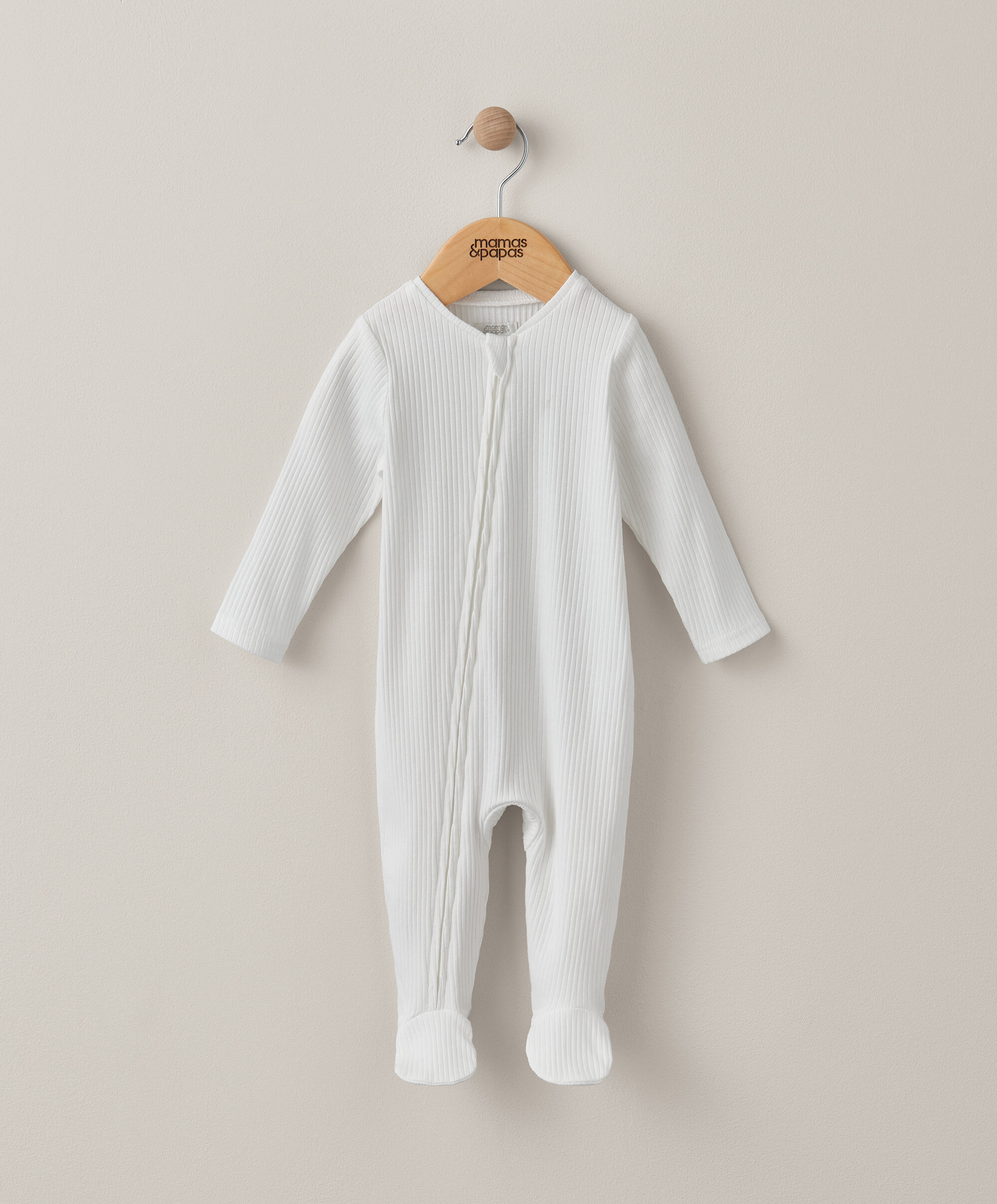 Basics White Zip All In One image number 4