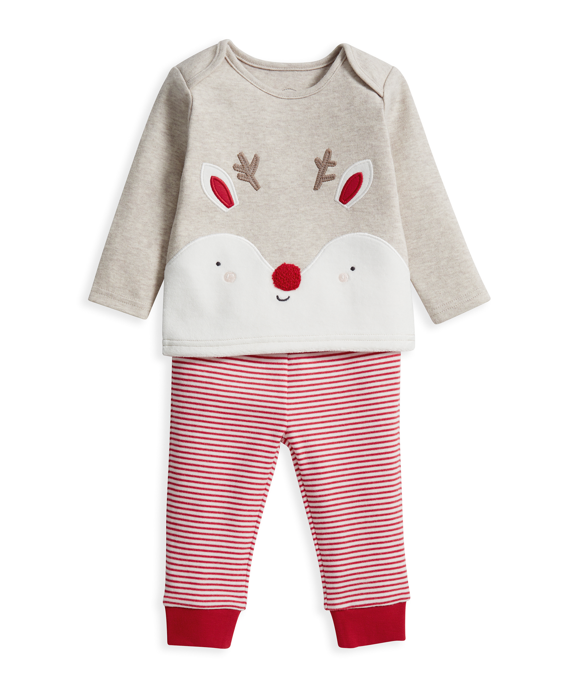 grey reindeer pajamas