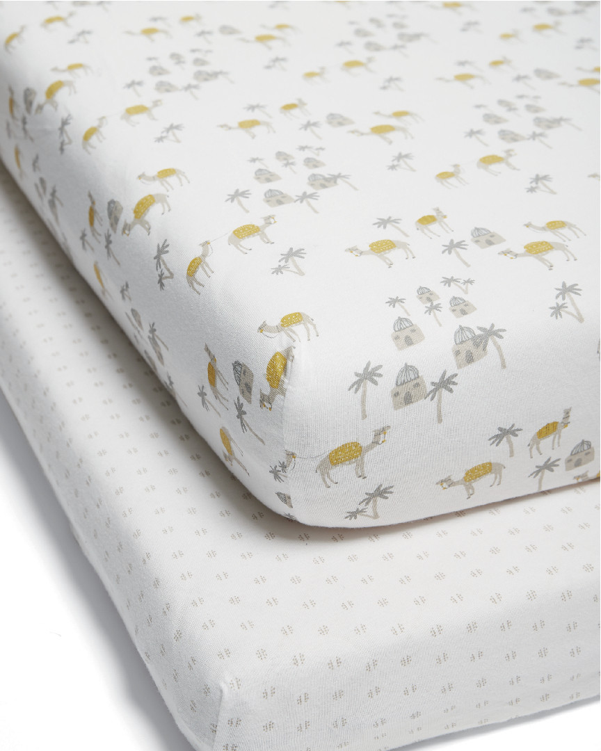 Buy Large Fitted Sheets Camel Bedding, Blankets & Pillows Mamas