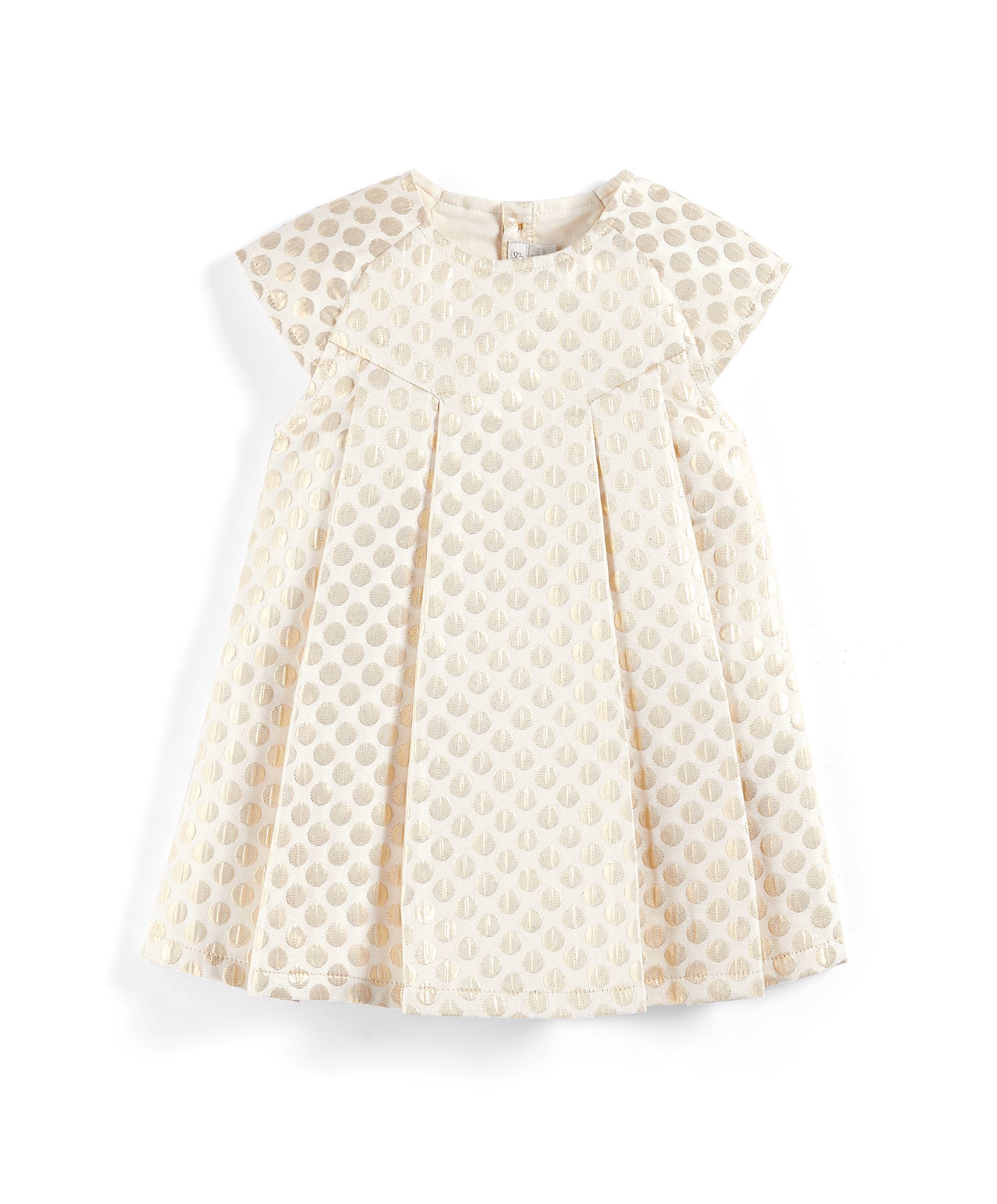 Buy Mamas & Papas Gold Spot Dress - Baby Girl Dresses | Mamas & Papas ...