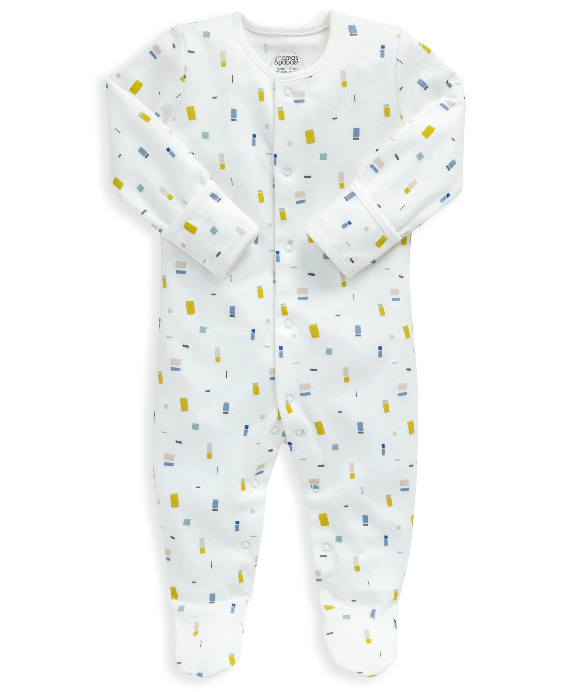 Buy Mamas & Papas Shape Print AllinOne Baby Sleepsuits Multipack