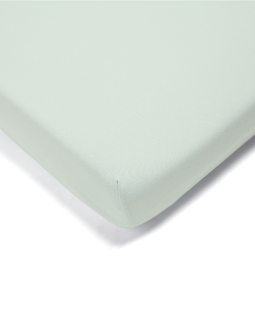 Buy Aqua Single Cotbed Fitted Sheet Bedding, Blankets & Pillows